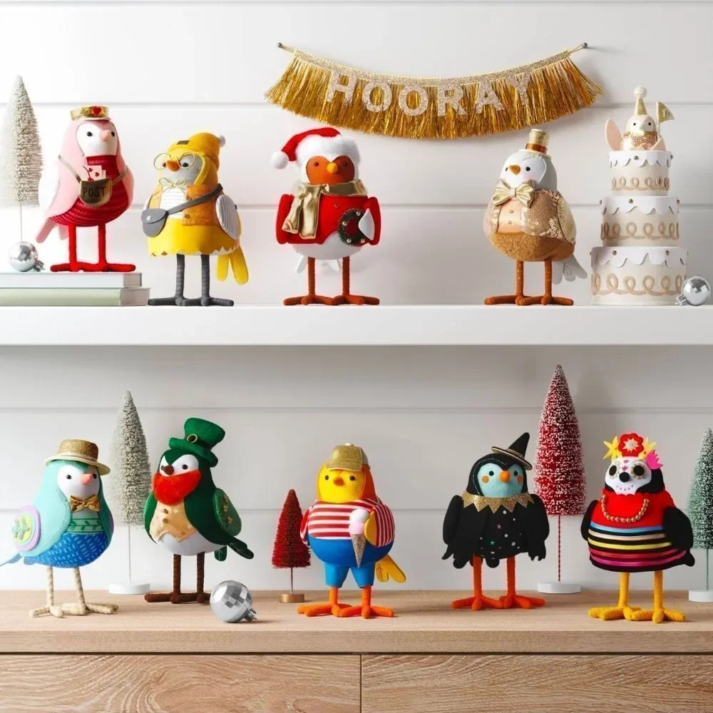 New! 2025 Ltd Edn Target Wondershop Featherly Friends REUNION Anniversary Birds